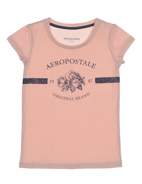 Playera Aéropostale Kids Manga Corta Para Niña