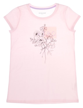 Playera Aéropostale Kids Manga Corta Para Niña