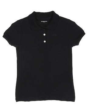 Fashion playera tipo polo niña